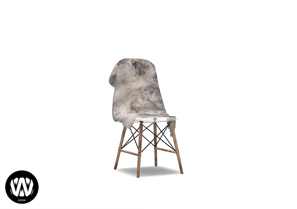 Thuja Dining Chair with Fur